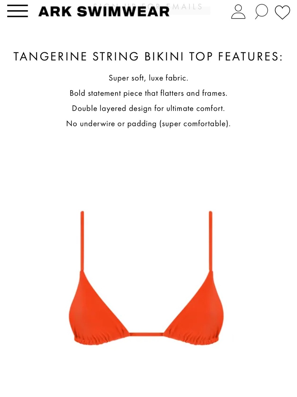 ARK SWIMWEAR Tangerine Bikini - Picture 12 of 12